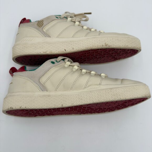 K-Swiss Gary Vee 004 Limited Edition Shoe Palace X  SP 25 White Leather Size 9.5 - Picture 7 of 10